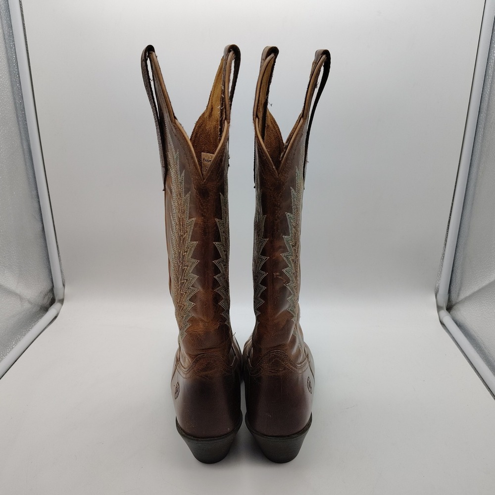 Womens ARIAT Desert Sky Sassy Brown Western Cowboy Riding Boots Size 6.5B - Picture 5 of 8